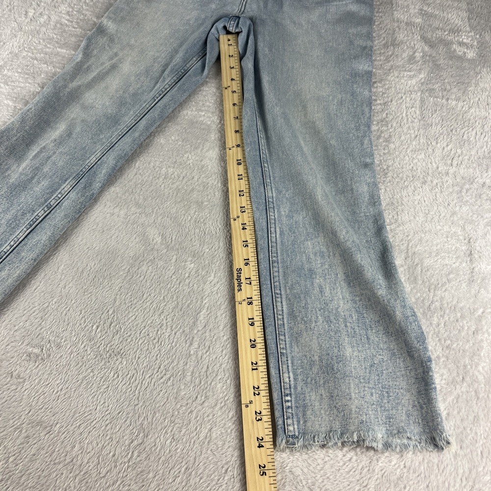 Abercrombie‎ and Fitch Women Size 24 00R Raw Hem Ultra High Rise Mom Jeans - Picture 3 of 10